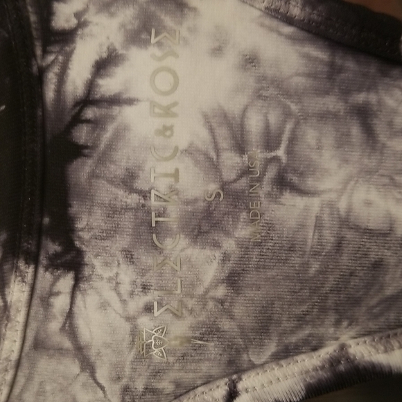 💕ELECTRIC & ROSE💕 Wynnie Bra ~ Epic Wash Onyx Cloud Thunderstrike Small S NWT - Picture 11 of 14